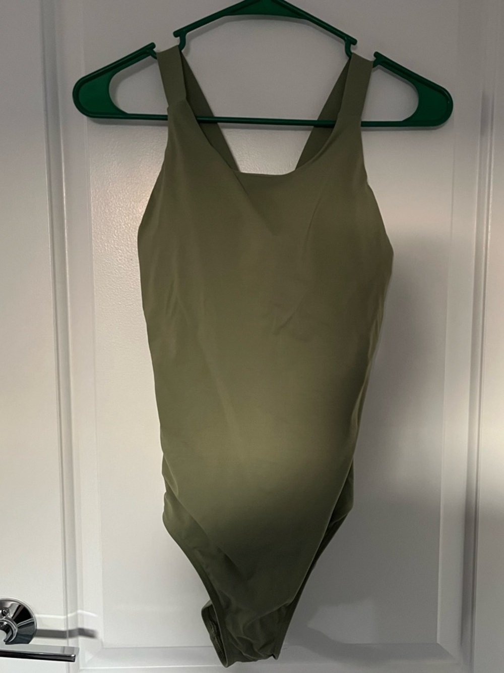 Athleta Olive Green One-Piece - Picture 3 of 5